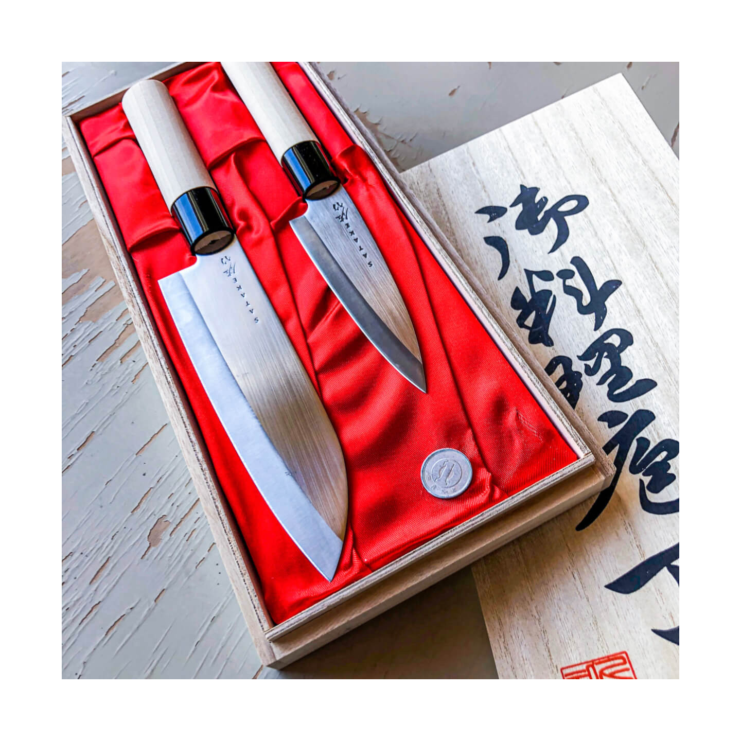 Coffret duo de couteaux japonais