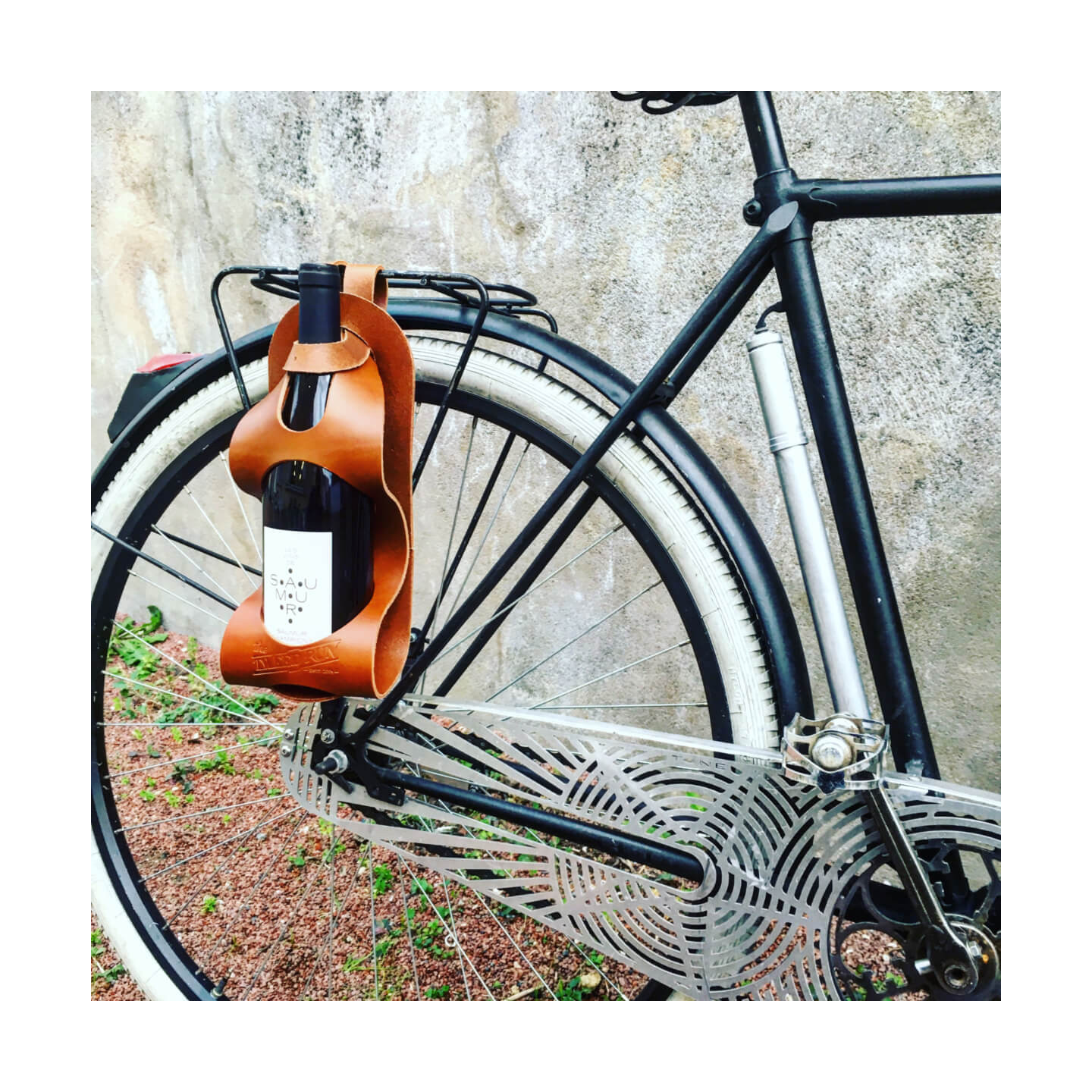 Porte bouteille de vin vélo - Saveur Vin